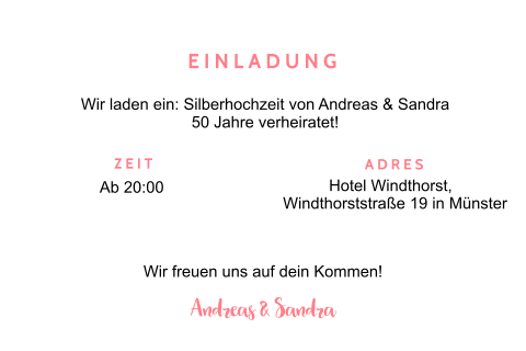 Festliche Karte Zum 50 Hochzeitstag Mit Lichterkette