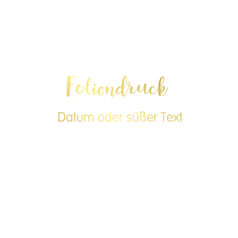 Selbst Gestalten Alle Seiten Foliendruck Doppelte Quadratische Karte