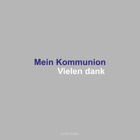 Starke Danksagung Zur Erstkommunion Mit Foto
