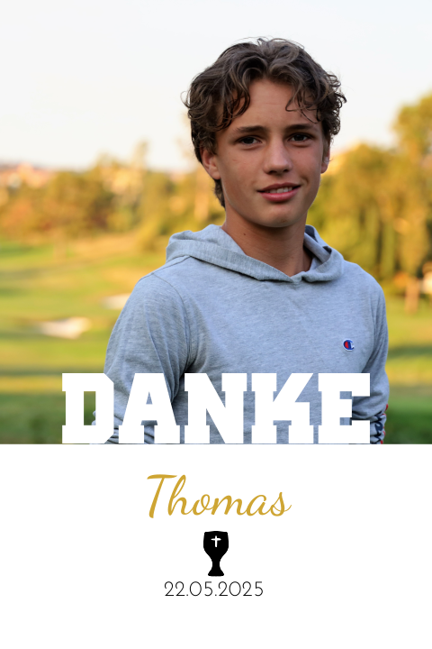 Danksagung Zur Konfirmation Mit Grossem Danke