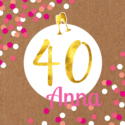 Einladungskarten geburtstag 40 Hochwertige Karten