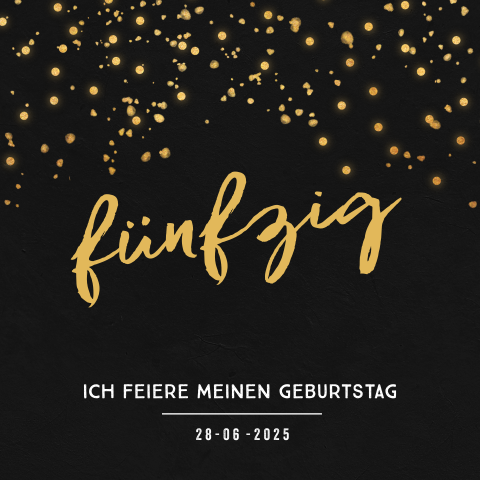 Einladungskarten 50 Geburtstag Einfaches Design Tool