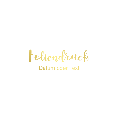 Foliendruck Einseitig Quadratische Karte Einfach