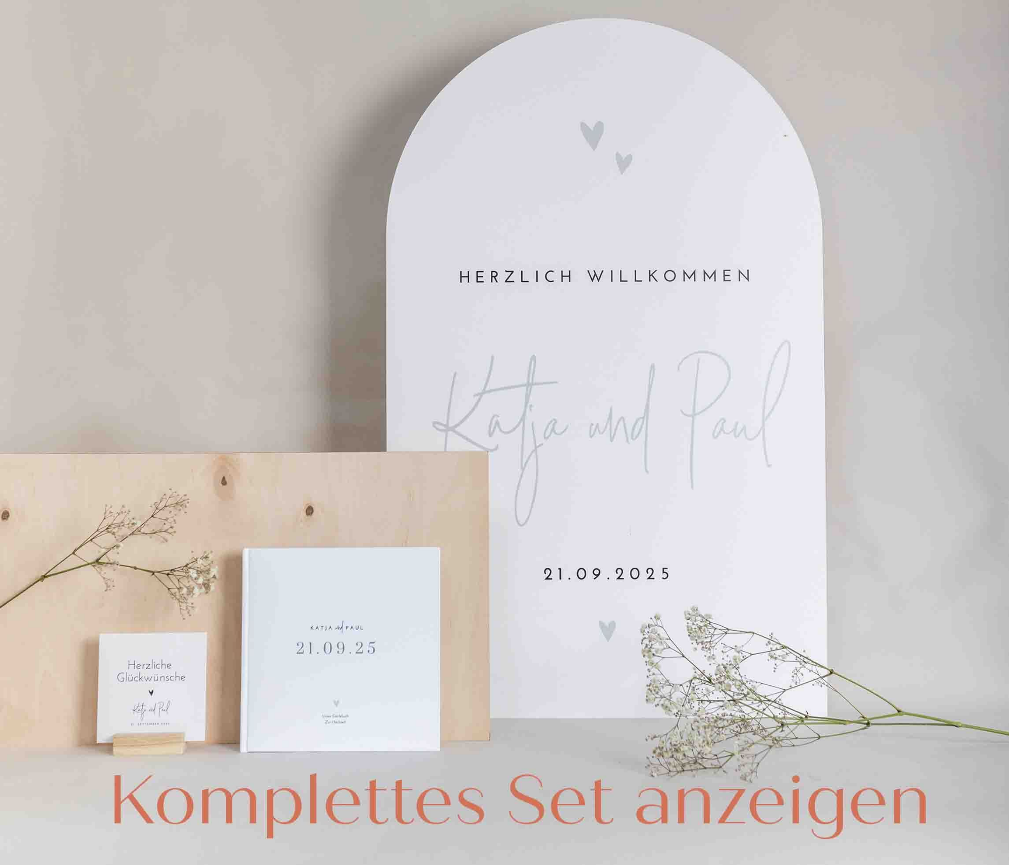 Werbung minimalistic wedding style