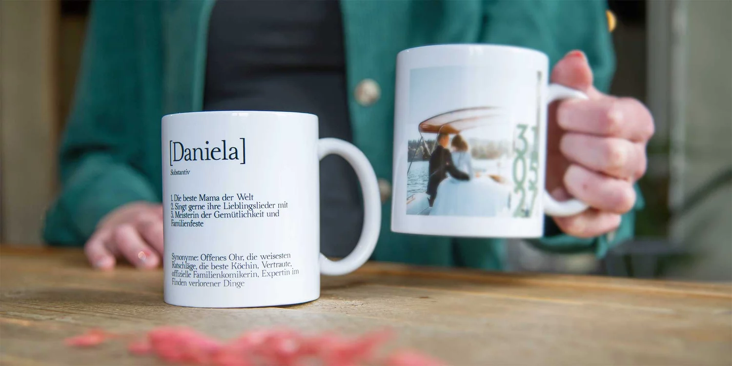 Personalisiertes Muttertagsgeschenk Tasse