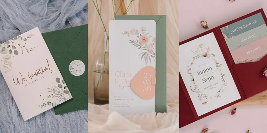 Hochzeitseinladung 2027 Botanischer Charme