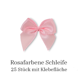 Rosafarbene Schleife