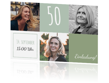Geburtstag Frau Modern