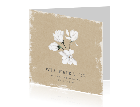 Hochzeitseinladungen vintage mit foto