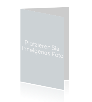 Hochformat Selbst Gestalten Karte Mit Eigenem Foto In Trendfarbe